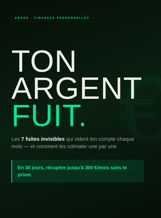 TON ARGENT FUIT